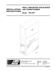 Bard WL701 Installation Instructions Manual