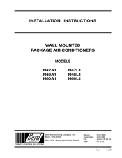 Bard H60L1 Manual
