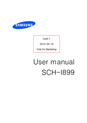 Samsung SCH-I899 User Manual