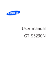 Samsung GT-S5230N User Manual