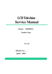 JVC MSD209GL Service Manual