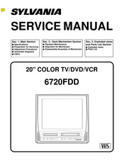 Sylvania 6720FDD Service Manual