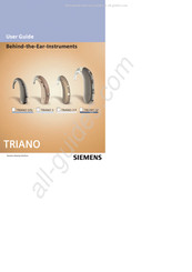 Siemens Triano User Manual