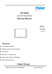 Haier HP-2999 Service Manual