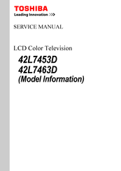 Toshiba 42L7453D Service Manual