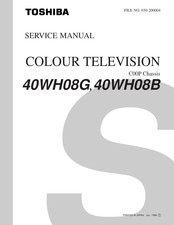 Toshiba 40WH08B Service Manual