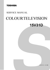 Toshiba 15V31D Service Manual