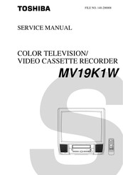 Toshiba MV19K1W Service Manual