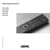 Loewe Profil 3470 Operating Instructions Manual