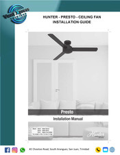 Hunter 50812 Installation Manual