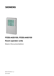 Siemens POS8.4420/109 Basic Documentation