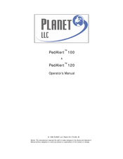 Planet PedAlert 100 Operator's Manual