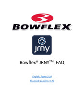 Bowflex JRNY Faq
