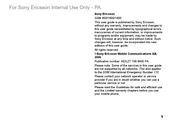 Sony Ericsson GSM 1900 Manual