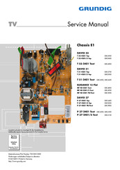 Grundig ELEGANCE 15 Flat MF 40-2501 FR/Text Service Manual