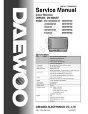 Daewoo DTD-14D3 ME Service Manual