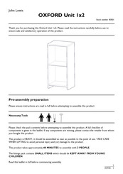 John Lewis OXFORD 83501 Instructions Manual