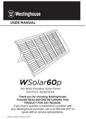 Westinghouse WSolar100p User Manual