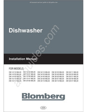 Blomberg DW 15140 NBL00 Installation Manual