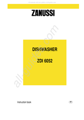Zanussi ZDI 6052 Instruction Book