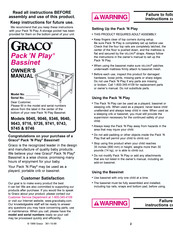 Graco Pack'N Play 9726 Owner's Manual