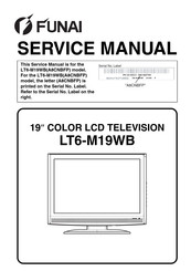 Funai LT6-M19WB Service Manual