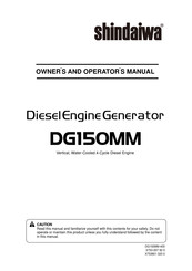 Shindaiwa DG150MM Owners And Operation Manual