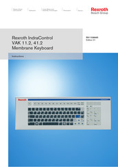 Bosch Rexroth IndraControl VAK 11.2 Instructions Manual