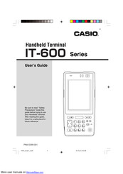 Casio IT-600M30CR User Manual