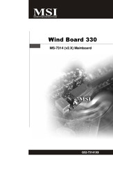 MSI Wind Board 330 Manual