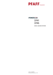 Pfaff POWERLINE 3745 Manual