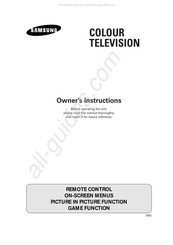 Samsung CS-21T3MA Owner's Instructions Manual