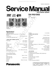 Panasonic SA-VK61DEE Service Manual