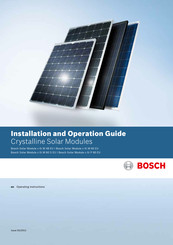 Bosch c-Si M 48 EU40123 Installation And Operation Manual