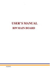 AMD B59 User Manual