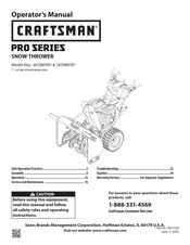 Craftsman PRO Series Operator's Manual