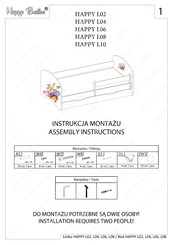 Happy Babies HAPPY L02 Assembly Instructions Manual