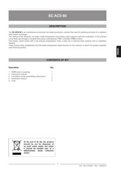 Riello SC ACS 80 Manual