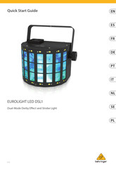 Behringer EUROLIGHT LED DSL1 Quick Start Manual