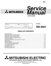 Mitsubishi DD-4021 Service Manual