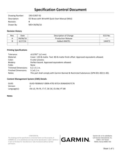 Garmin D2 BRAVO TITANIUM Quick Start Manual