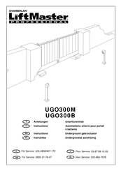 Chamberlain LiftMaster UGO300B Instructions Manual