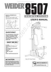 Weider 8507 User Manual