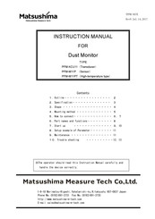Panasonic PFM-M11P Instruction Manual