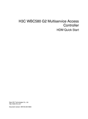 H3C WBC580 Quick Start Manual