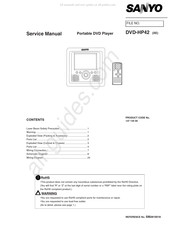 Sanyo DVD-HP42 Service Manual