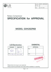 LG GVH282PAB Manual
