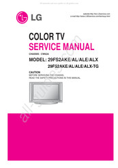 LG 29FS2ALE Service Manual