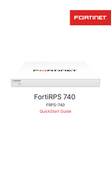 Fortinet FortiRPS 740 Quick Start Manual