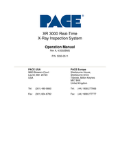 Pace XR 3000 Operation Manual